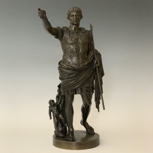 AUGUSTUS OF PRIMA PORTA GRAND TOUR BRONZE - ADDITIONAL PHOTO 2