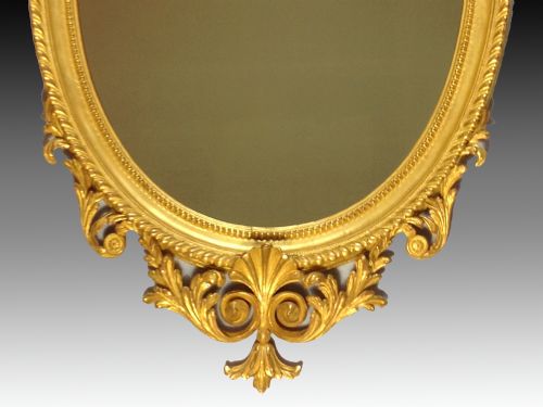 ANTIQUE VICTORIAN CARVED GILTWOOD MIRROR - ADDITIONAL PHOTO 3