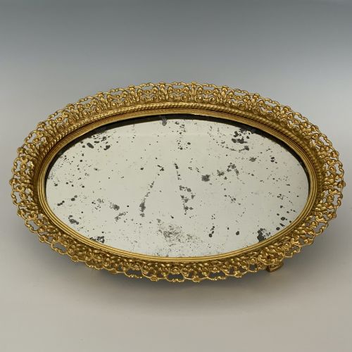 french oval ormolu surtout de table - CATEGORY: ANTIQUE MISCELLANEOUS - DATED 1870
