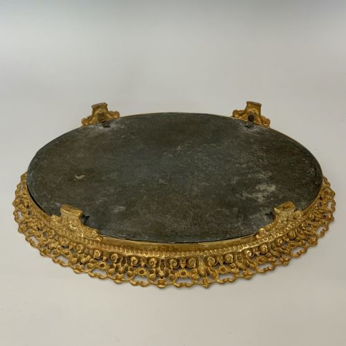 FRENCH OVAL ORMOLU SURTOUT DE TABLE - ADDITIONAL PHOTO 2