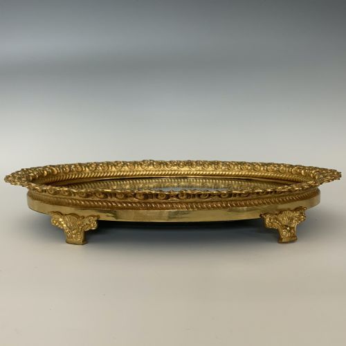 FRENCH OVAL ORMOLU SURTOUT DE TABLE - ADDITIONAL PHOTO 3