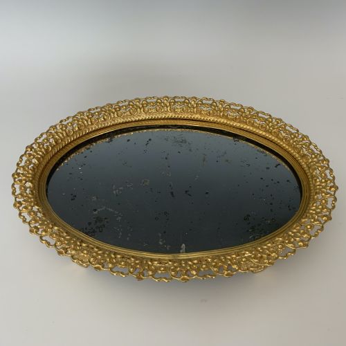 FRENCH OVAL ORMOLU SURTOUT DE TABLE - ADDITIONAL PHOTO 5