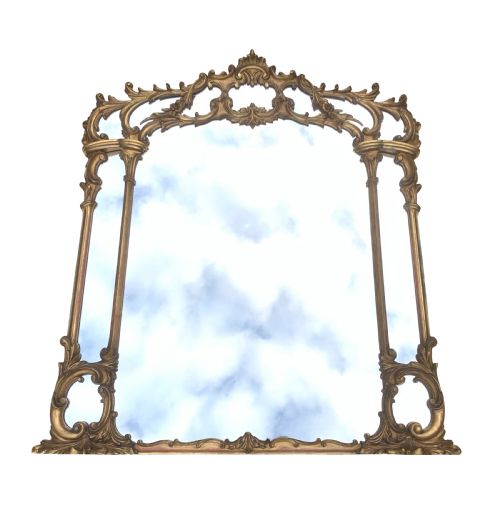 antique victorian giltwood overmantel mirror - CATEGORY: ANTIQUE MIRRORS - DATED VICTORIAN