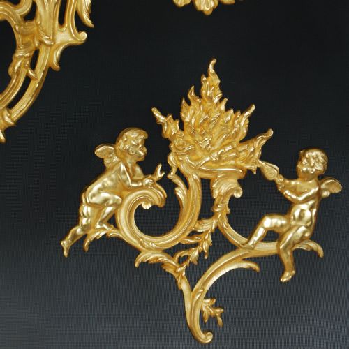 ANTIQUE FRENCH FIRE SCREEN LOUIS XV STYLE - ADDITIONAL PHOTO 4
