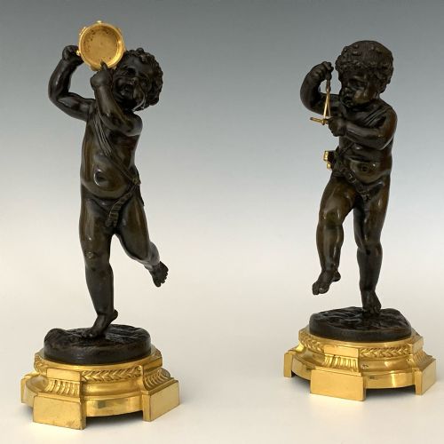 ANTIQUE NAPOLEON III BRONZE FIGURES OF PUTTI AFTER CLODION - ADDITIONAL PHOTO 2