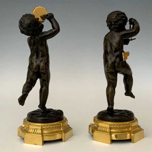ANTIQUE NAPOLEON III BRONZE FIGURES OF PUTTI AFTER CLODION - ADDITIONAL PHOTO 4