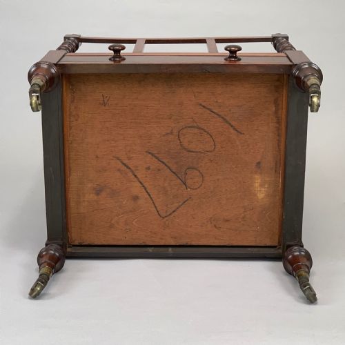 ANTIQUE GEORGE IV ROSEWOOD CANTERBURY - ADDITIONAL PHOTO 3