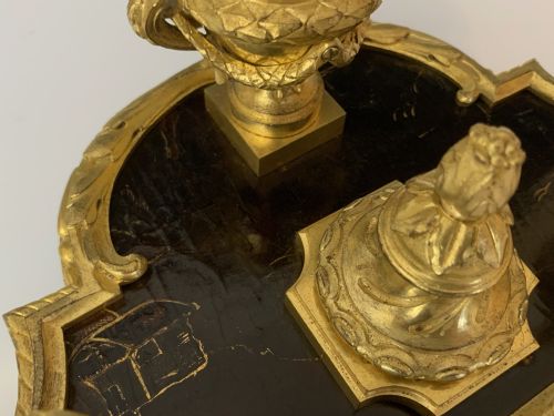 LOUIS XV STYLE ORMOLU ENCRIER BY EUGENE HAZART - ADDITIONAL PHOTO 6