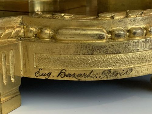 LOUIS XV STYLE ORMOLU ENCRIER BY EUGENE HAZART - ADDITIONAL PHOTO 7