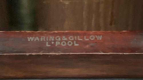 WARING GILLOW LIVERPOOL MAHOGANY 'GRANDMOTHER' LONGCASE CLOCK IN GEORGIAN STYLE - ADDITIONAL PHOTO 6