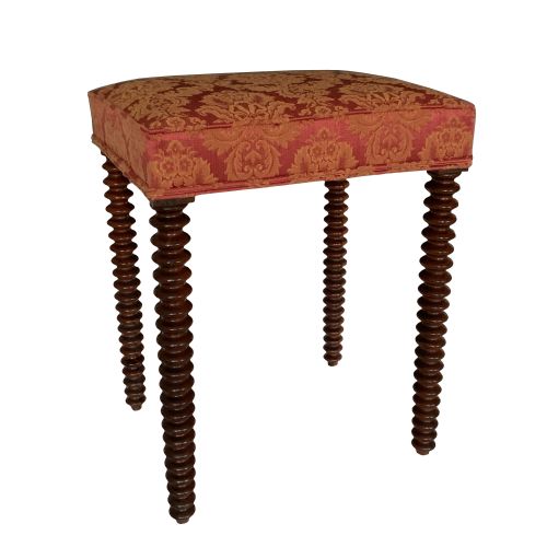 george iv rosewood stool - CATEGORY: ANTIQUE STOOLS - DATED GEORGIAN