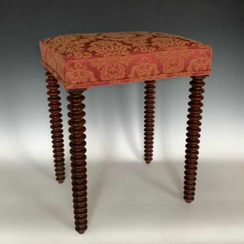 GEORGE IV ROSEWOOD STOOL - ADDITIONAL PHOTO 2