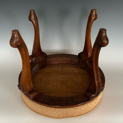VICTORIAN WALNUT STOOL - ADDITIONAL PHOTO 1