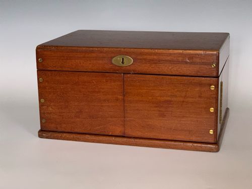 VICTORIAN MAHOGANY CASE GAMES COMPENDIUM - ADDITIONAL PHOTO 1