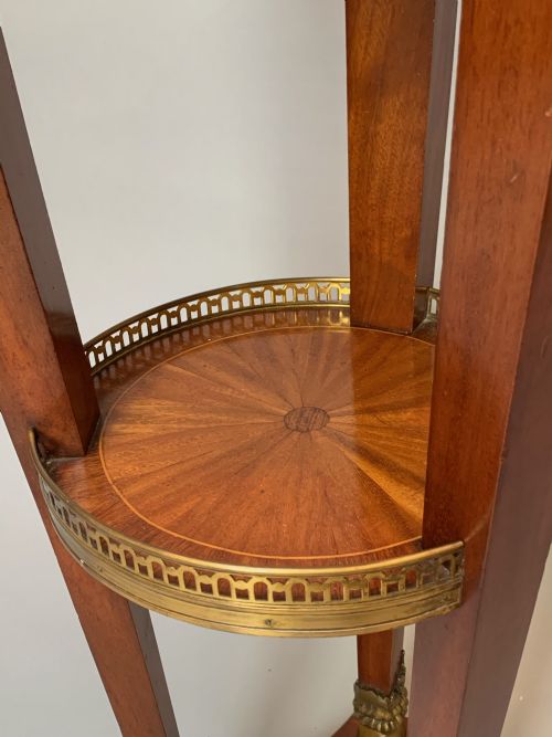 ANTIQUE FRENCH MAHOGANY ORMOLU TORCHERE - ADDITIONAL PHOTO 2