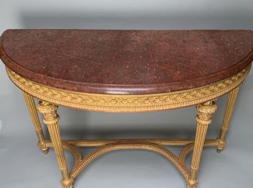 VICTORIAN GILTWOOD CONSOLE TABLE - ADDITIONAL PHOTO 2