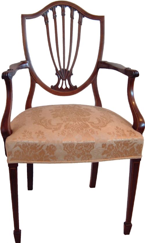 SET OF EIGHT EDWARDIAN MAHOGANY DINING CHAIRS - ADDITIONAL PHOTO 1