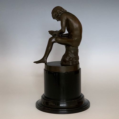 GRAND TOUR BRONZE SPINARIO BOY WITH THORN - ADDITIONAL PHOTO 1