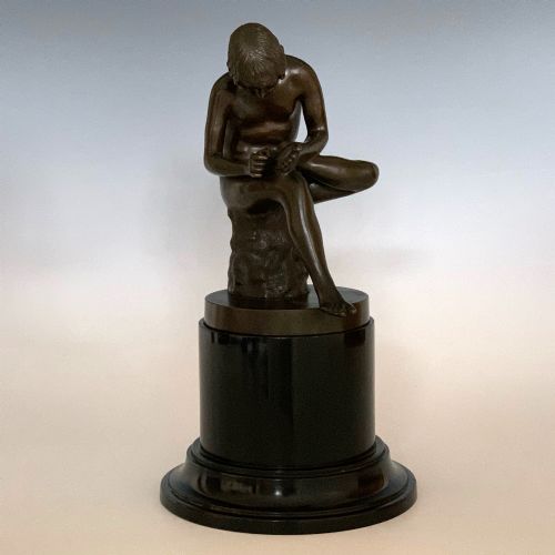 GRAND TOUR BRONZE SPINARIO BOY WITH THORN - ADDITIONAL PHOTO 2