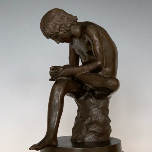 GRAND TOUR BRONZE SPINARIO BOY WITH THORN - ADDITIONAL PHOTO 4