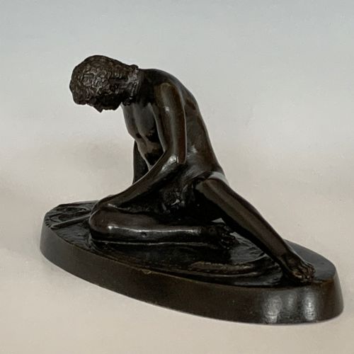 ANTIQUE GRAND TOUR BRONZE DYING GAUL - ADDITIONAL PHOTO 5