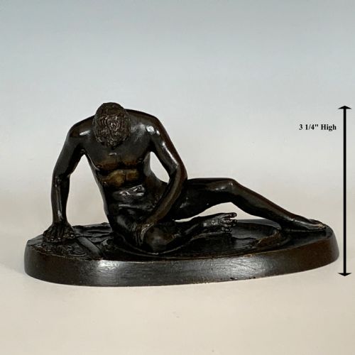 ANTIQUE GRAND TOUR BRONZE DYING GAUL - ADDITIONAL PHOTO 6