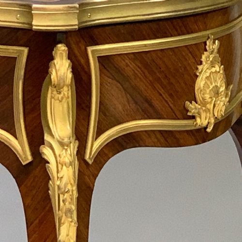 FRANCOIS LINKE ROSEWOOD LOUIS XV STYLE SIDE TABLE - ADDITIONAL PHOTO 2