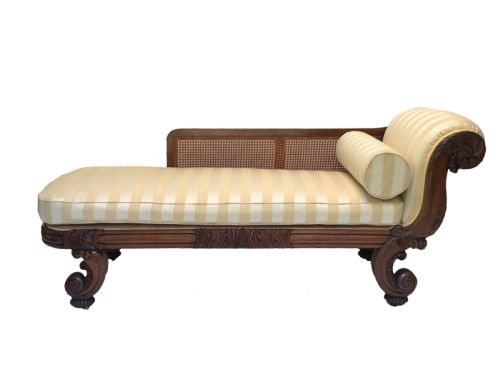 gillows co george iii rosewood couch - CATEGORY: ANTIQUE SOFAS - DATED 19TH CENTURY