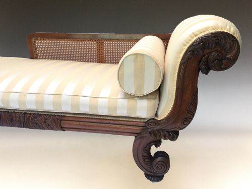 GILLOWS CO GEORGE III ROSEWOOD COUCH - ADDITIONAL PHOTO 4