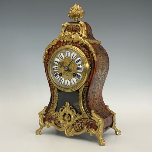 FRENCH LOUIS XV STYLE BOULLE CLOCK - ADDITIONAL PHOTO 1