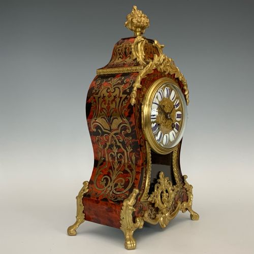 FRENCH LOUIS XV STYLE BOULLE CLOCK - ADDITIONAL PHOTO 2