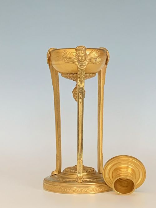FRENCH EMPIRE STYLE ORMOLU CASSOLETTE - ADDITIONAL PHOTO 2