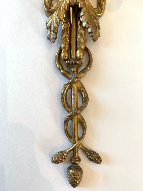 SET OF SIX LOUIS XVI STYLE WALL SCONCES AFTER JEAN HAURE - ADDITIONAL PHOTO 6
