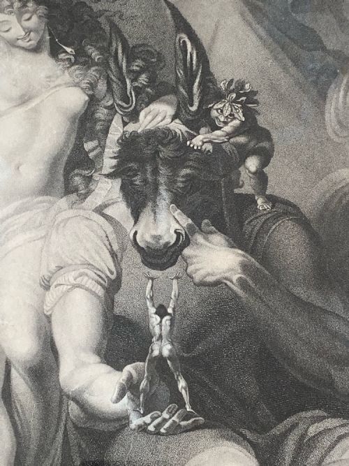 GEORGE III ENGRAVING AFTER FUSELI ENGRAVED BY SIMON 'MIDSUMMER NIGHTS DREAM SHAKSPEARE' - ADDITIONAL PHOTO 2