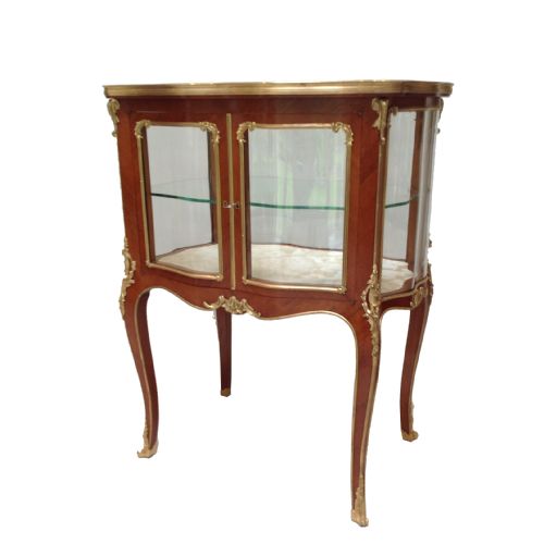 french rosewood and gilt bronze mounted table vitrine - CATEGORY: ANTIQUE CABINETS - DATED 1900