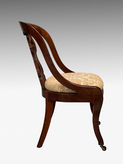 fig 2. Victorian Constantine & Co Six Mahogany Dining Chairs