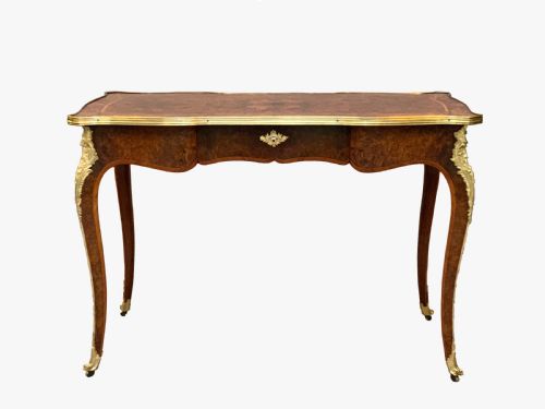 holland sons victorian walnut writing table - CATEGORY: ANTIQUE TABLES - DATED VICTORIAN