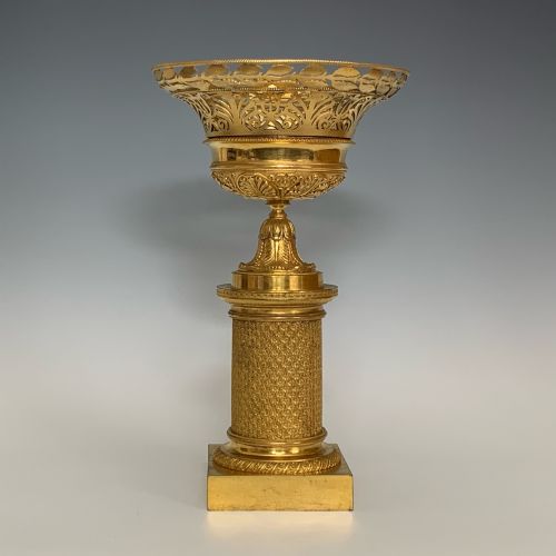 french empire style ormolu tazza - CATEGORY: ANTIQUE METAL - DATED 19TH CENTURY