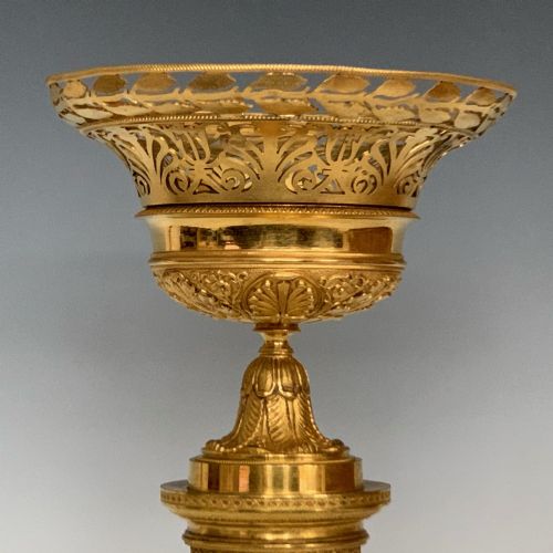 FRENCH EMPIRE STYLE ORMOLU TAZZA - ADDITIONAL PHOTO 1
