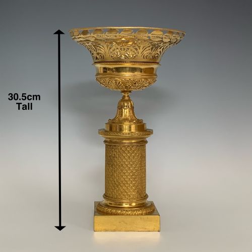 FRENCH EMPIRE STYLE ORMOLU TAZZA - ADDITIONAL PHOTO 3
