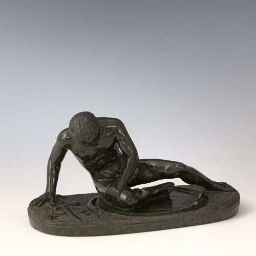 ITALIAN GRAND TOUR ANTIQUE SERPENTINE DYING GAUL - ADDITIONAL PHOTO 2