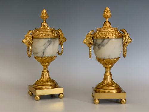 george iii ormolu cassolettes - CATEGORY: ANTIQUE MISCELLANEOUS - DATED 1800