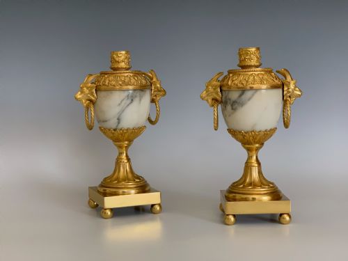 GEORGE III ORMOLU CASSOLETTES - ADDITIONAL PHOTO 2
