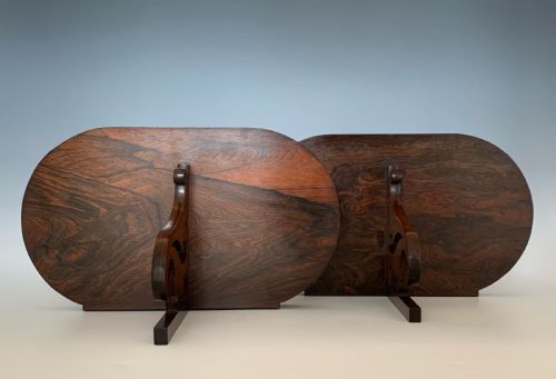MID VICTORIAN PAIR OF ROSEWOOD WALL BRACKETS - ADDITIONAL PHOTO 2