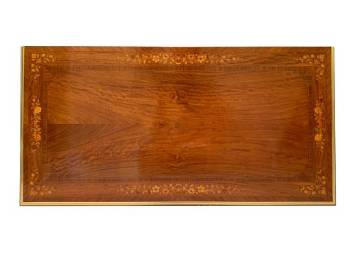 FRENCH MARQUETRY INLAID CARD TABLE ATTRIBUTED TO FRANCOIS LINKE - ADDITIONAL PHOTO 5