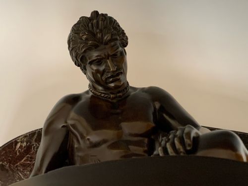LARGE FRENCH GRAND TOUR BRONZE DYING GAUL - ADDITIONAL PHOTO 4