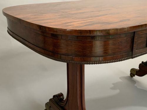 GEORGE IV ROSEWOOD LIBRARY TABLE - ADDITIONAL PHOTO 2