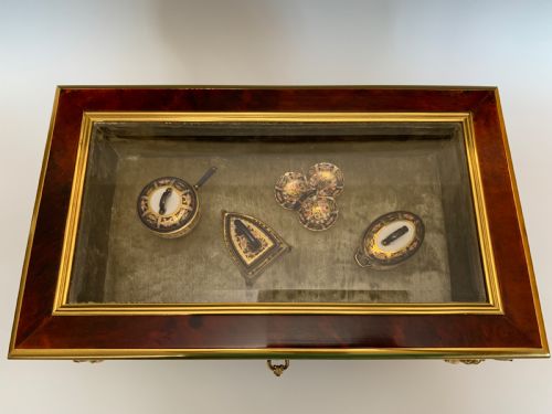 ANTIQUE ORMOLU TORTOISESHELL CASKET BIJOUTERIE AFTER ANDRE CHARLES BOULLE - ADDITIONAL PHOTO 8