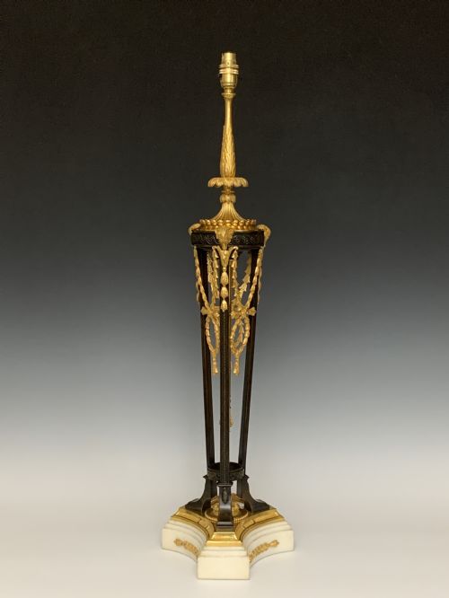 fine edwardian table lamp - CATEGORY: ANTIQUE LIGHTING - DATED EDWARDIAN