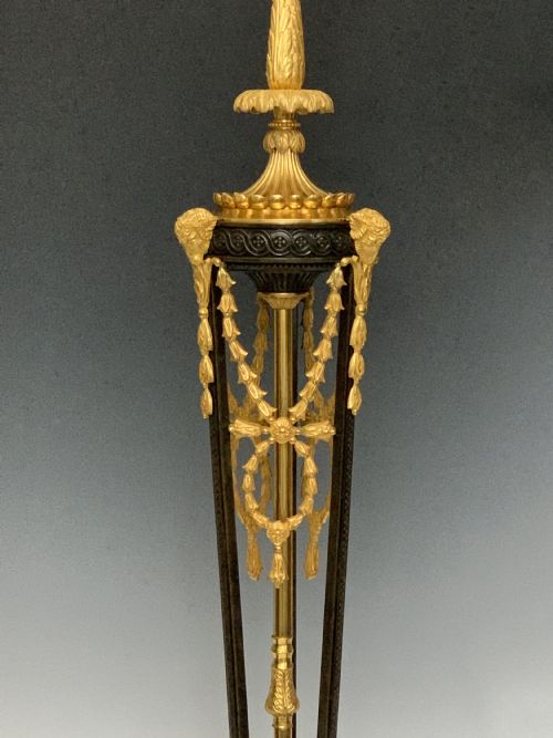 FINE EDWARDIAN TABLE LAMP - ADDITIONAL PHOTO 1